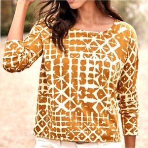 Garnet Hill Lightweight Sweater Top- M